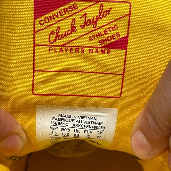 CONVERSE CHUCK 70’S OX AMARILLO/FADED - Picture 8 of 8